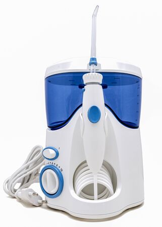 Water flosser with its accessories isolated on white background Hygiene is essential for health.
の写真素材