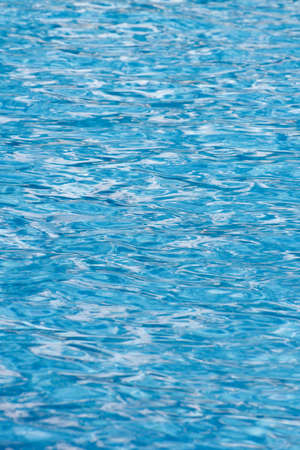 Texture of a blue swimming pool waterの写真素材