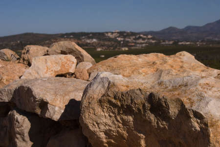 The archaeological site Puig de la Nao, has six phases of occupation ranging from the year 700 to 400 BC. Its population based econmica tena as agriculture, fisheries ganaderay. Due to their geographical position along the medの写真素材