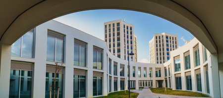 GRANADA, SPAIN. 5th DECEMBER 2020. Building of the College of Health Sciences of the University of...