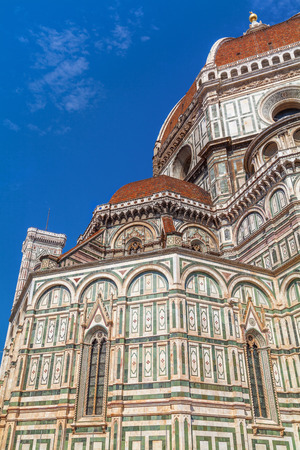 Cathedral of Florence detail. Italyの写真素材