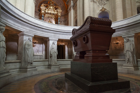 Napoleon's tomb at the Invalides, Paris, Franceのeditorial素材