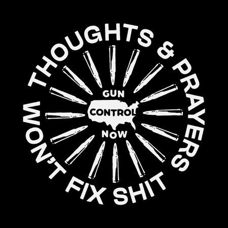 many bullets forming a circle and textのイラスト素材