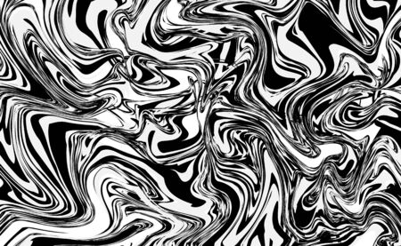 Abstract color liquid mable.Marble texture. Paint splash. Colorful fluid.Black and whiteのイラスト素材