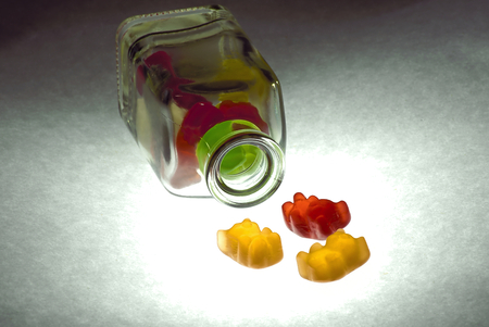 gumms in bottleの写真素材