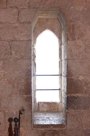Window in a Castle of Spainの写真素材