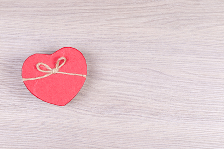 One heart waiting for Valentine's dayの写真素材