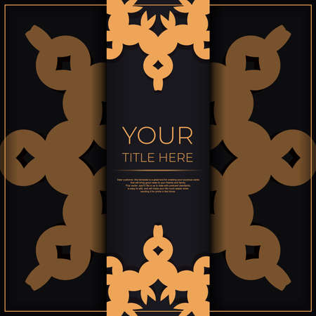 Luxurious postcard design. Vector illustrationのイラスト素材