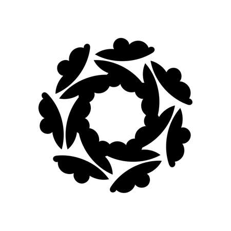 Mandalas for coloring book. Decorative round ornaments. Unusual flower shape. Oriental vectorのイラスト素材