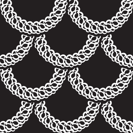 abstract vintage geometric wallpaper pattern seamless background. Vector illustrationのイラスト素材