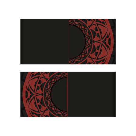 Invitation card design with space for your text and vintage ornaments.のイラスト素材