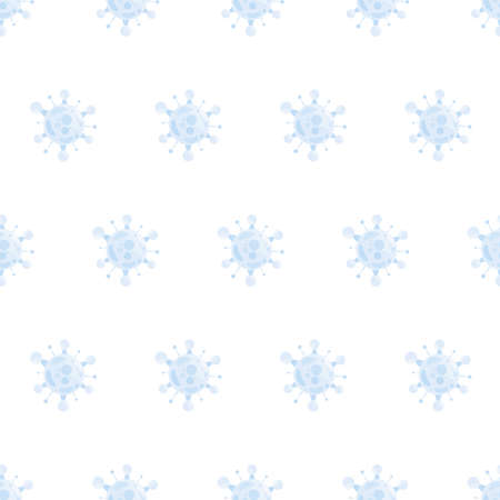 Virus molecules. virus molecule close up. Suitable for backgrounds, postcards, and wrapping paper. Vector.のイラスト素材