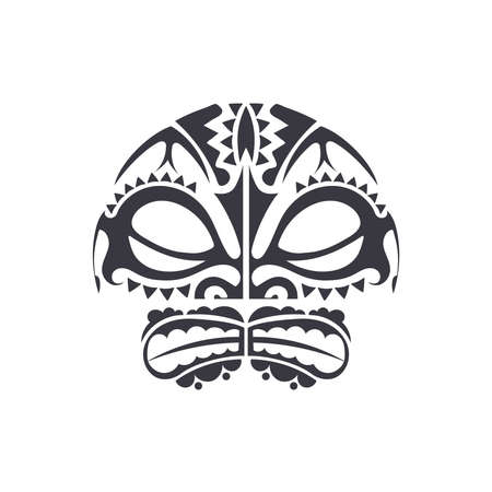 Ancient Mask Illustration  design vector template. Isolated. Vectorのイラスト素材