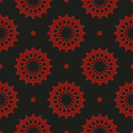 Chinese black and red abstract seamless vector background. Wallpaper in a vintage style template....