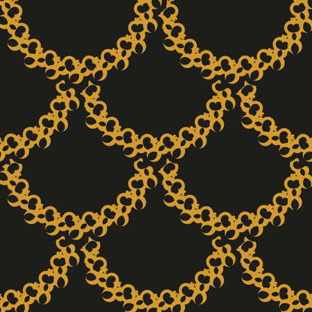 Oriental abstract seamless vector background. Indian floral element. Graphic ornament for wallpaper, fabric, wrapping, packaging. Oriental abstract floral ornament. Vector illustration.のイラスト素材