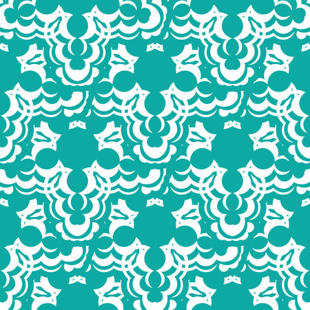 Oriental seamless vector background. Wallpaper in a baroque style pattern. Graphic ornament for wallpaper, fabric, packaging, wrapping. Oriental floral ornament. Simple style, vector illustration.のイラスト素材