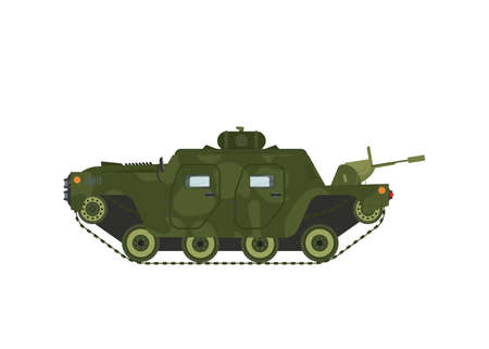 Modern Military Vehicle Illustration, Suitable For Game Asset, Icon, Infographic, and Other Military Graphic Purposeのイラスト素材
