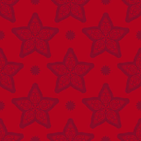 Bardy seamless pattern with vintage ornament. Vector illustration.のイラスト素材