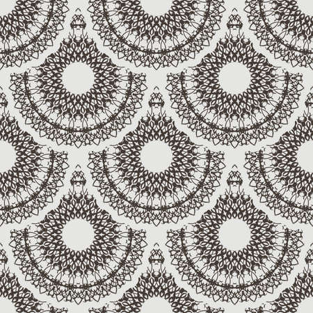 Vector seamless retro pattern background. Lace Pattern..のイラスト素材