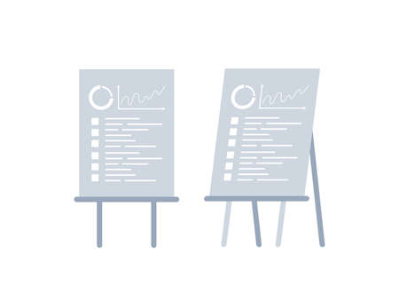 Analytics sheet. isolated. vector illustration.のイラスト素材