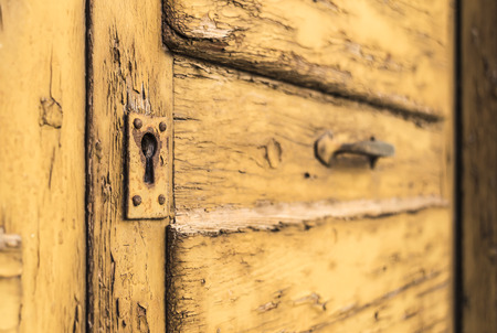 old door lockの写真素材