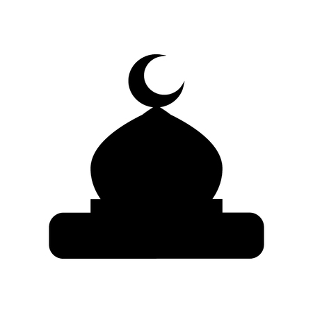 Mosque dome icon vector on white background. Element of religious culture icon.のイラスト素材