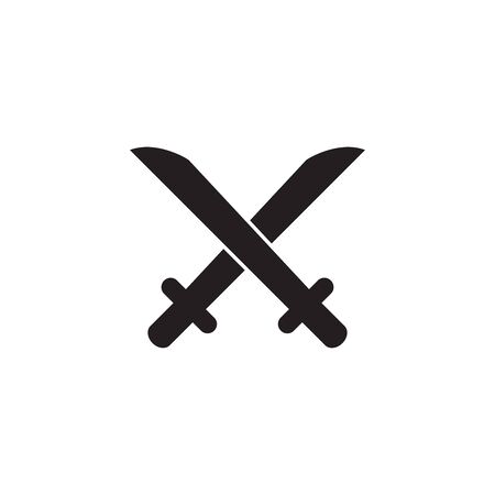 sword icon. fight design vector illustration. dagger vector icon. eps 10のイラスト素材