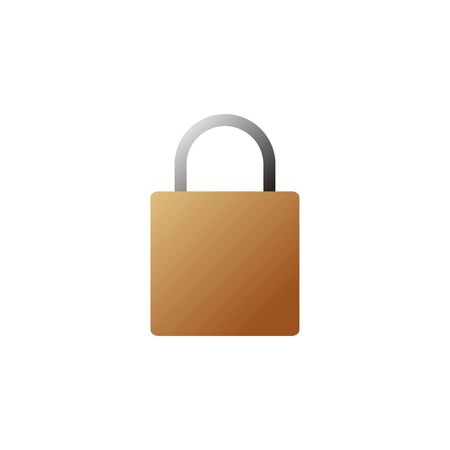 lock icon. flat illustration of lock vector icon for web. eps 10のイラスト素材