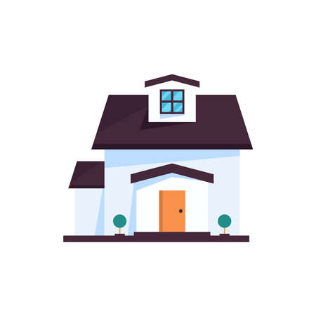 cottage home style vector illustration design eps.10のイラスト素材