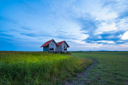 A twin housesの写真素材