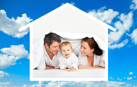 home related pictures as symbol and conceptの写真素材