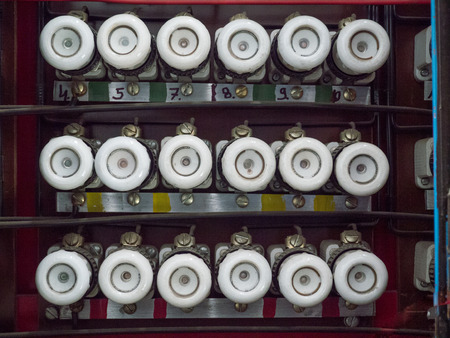 old fuse boxの写真素材