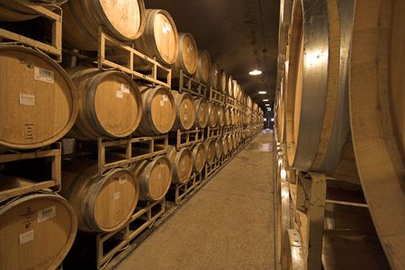wine barrells