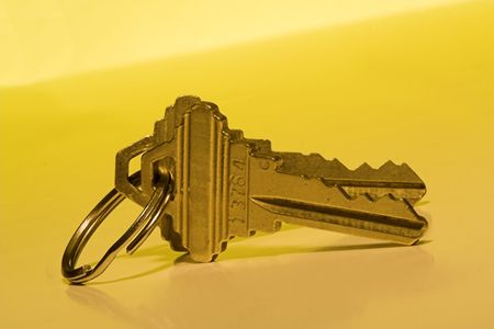 pair of house keysの写真素材