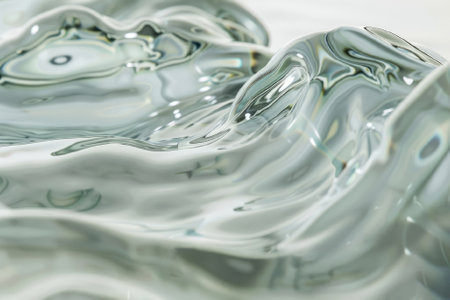 abstract background of water splashes on a white background. macroの素材