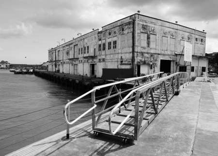 Old Port Warehouse In Weld Quay, Penangの写真素材