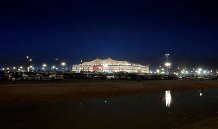 Al Bayt Stadium -The stadium will host the opening match of the FIFA World Cup 2022â¢ and fixtures right through to the semi-finals  10--09-2021のeditorial素材