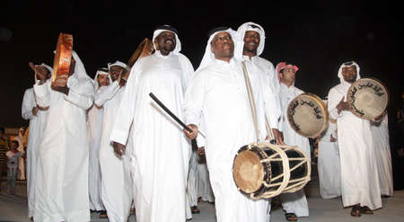 Saudi Arabian  Traditional Dance and Music at Katara QATAR 10-11-2019のeditorial素材
