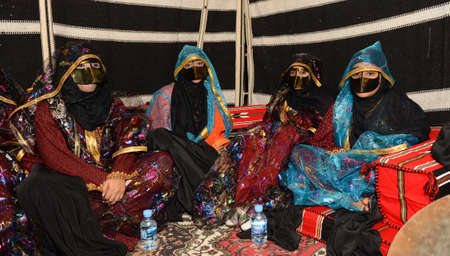 Qatar Traditional Women's music group QATAR 15-10-2019のeditorial素材