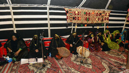 Qatar Traditional Women's music group QATAR 15-10-2019のeditorial素材