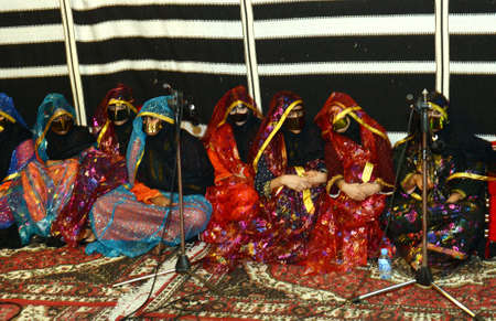 Qatar Traditional Women's music group QATAR 15-10-2019のeditorial素材