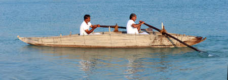 Traditional Arabian fisherman's life- QATAR 15-10-2020のeditorial素材