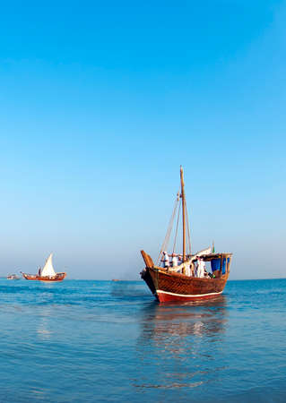 Traditional Arabian fisherman's life- QATAR 15-10-2020のeditorial素材