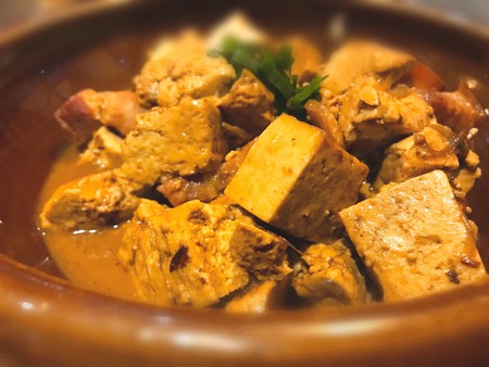 Braised bean curdの写真素材