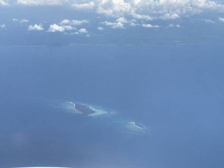 Above the sea of cloudsの写真素材