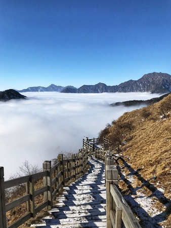 Cloud sea sceneryの写真素材