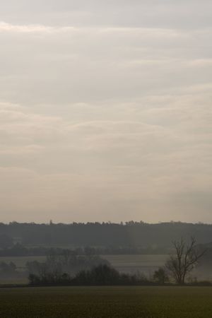 landscape image before the sun comes outの写真素材