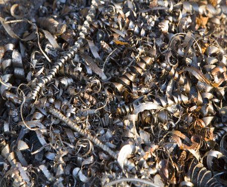 close up detail image of metalの写真素材