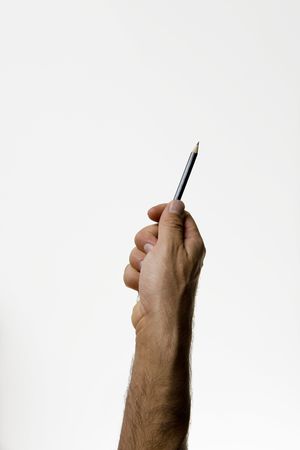 hand gesture on white backgroundの写真素材