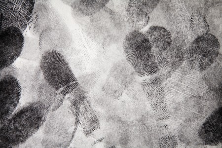 finger painting image of lots of fingerprintsの写真素材